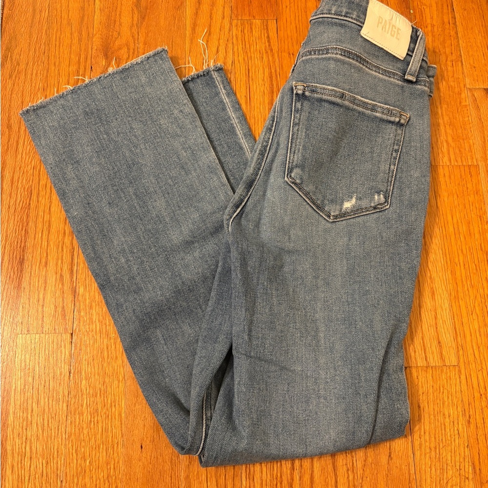 PAIGE Claudine raw hem Jeans